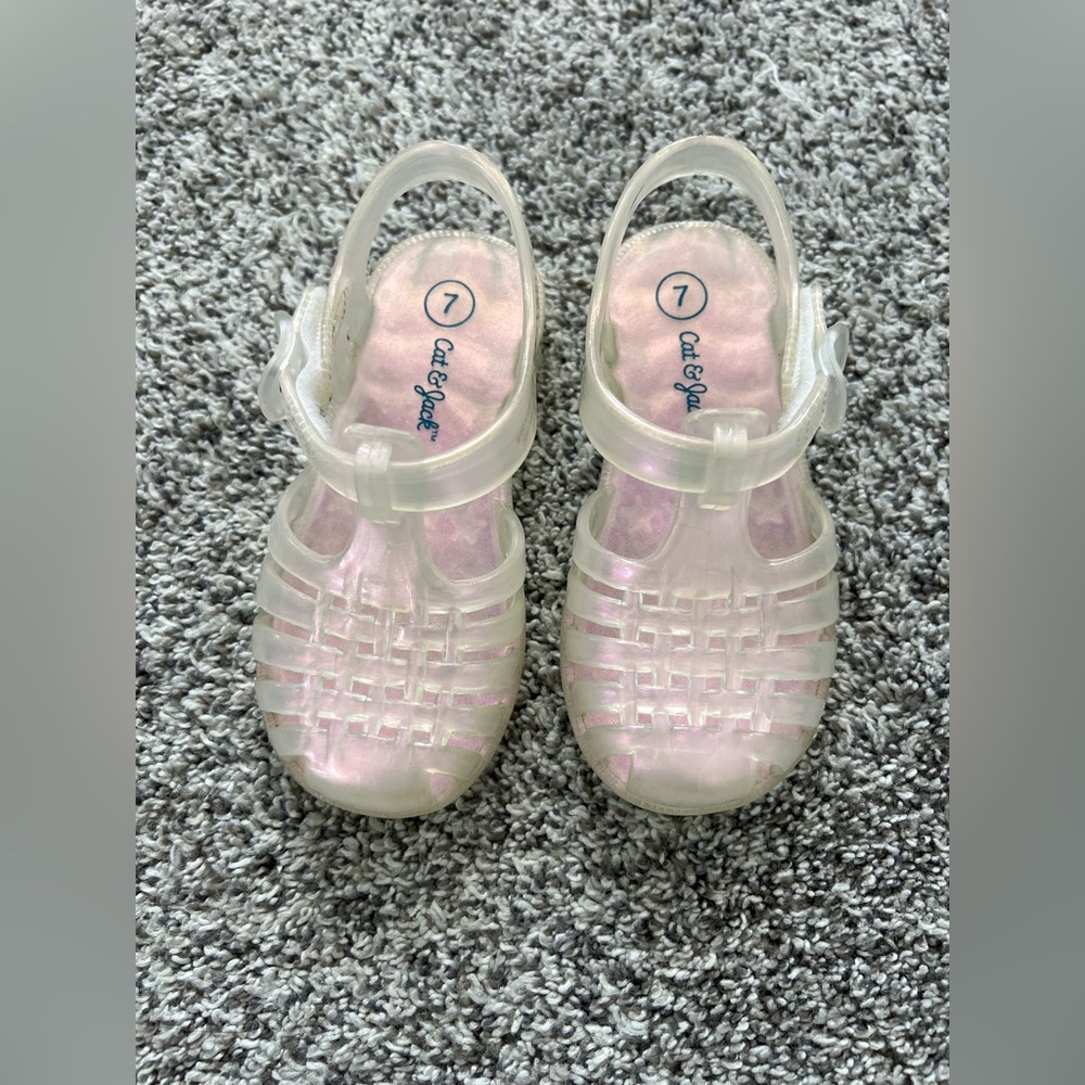 Cat and Jack jelly toddler shoes